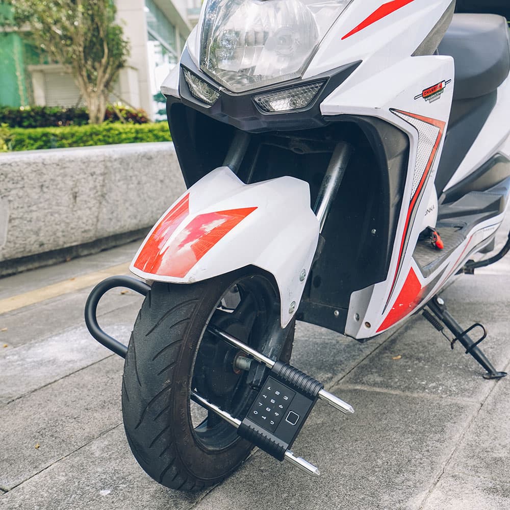 智能U型指紋密碼鎖